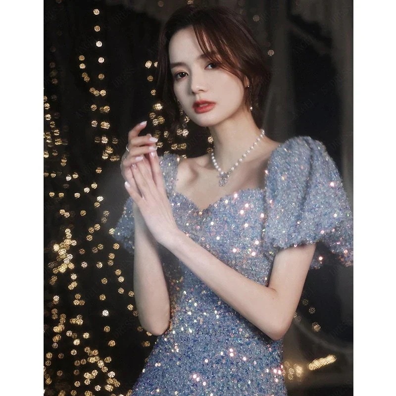 パーティードレス結婚式ワンピース食事会二次会披露宴卒業式成人式2030韓国-54