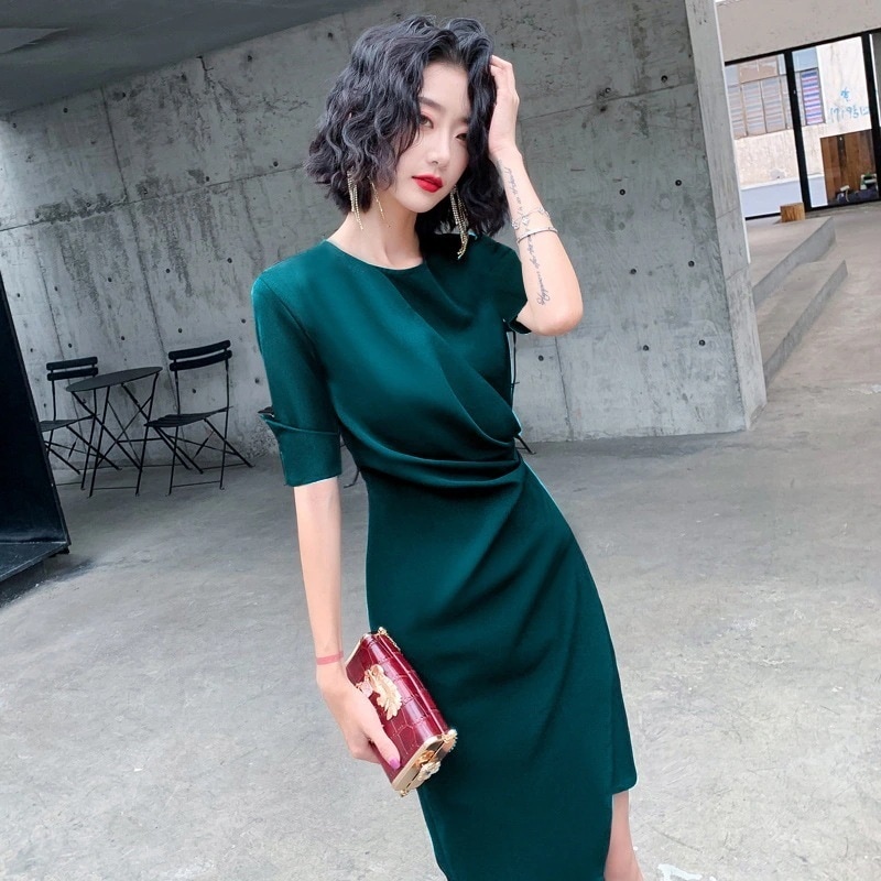 ロングドレス演奏会ドレスマキシ丈パーティードレスワンピース上品ドレス着痩せパーティー二次会