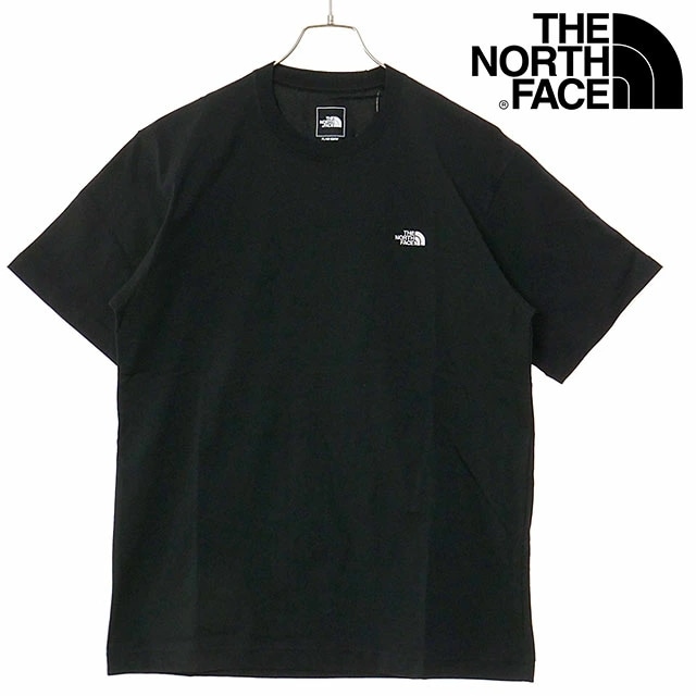 メール便 ショートスリーブフラッシュドライヌプシコットンティー [NT32536-K] メンズ TNF アウトドア トップス 半袖Tシャツ 吸汗速乾 ブラック 正規取扱店