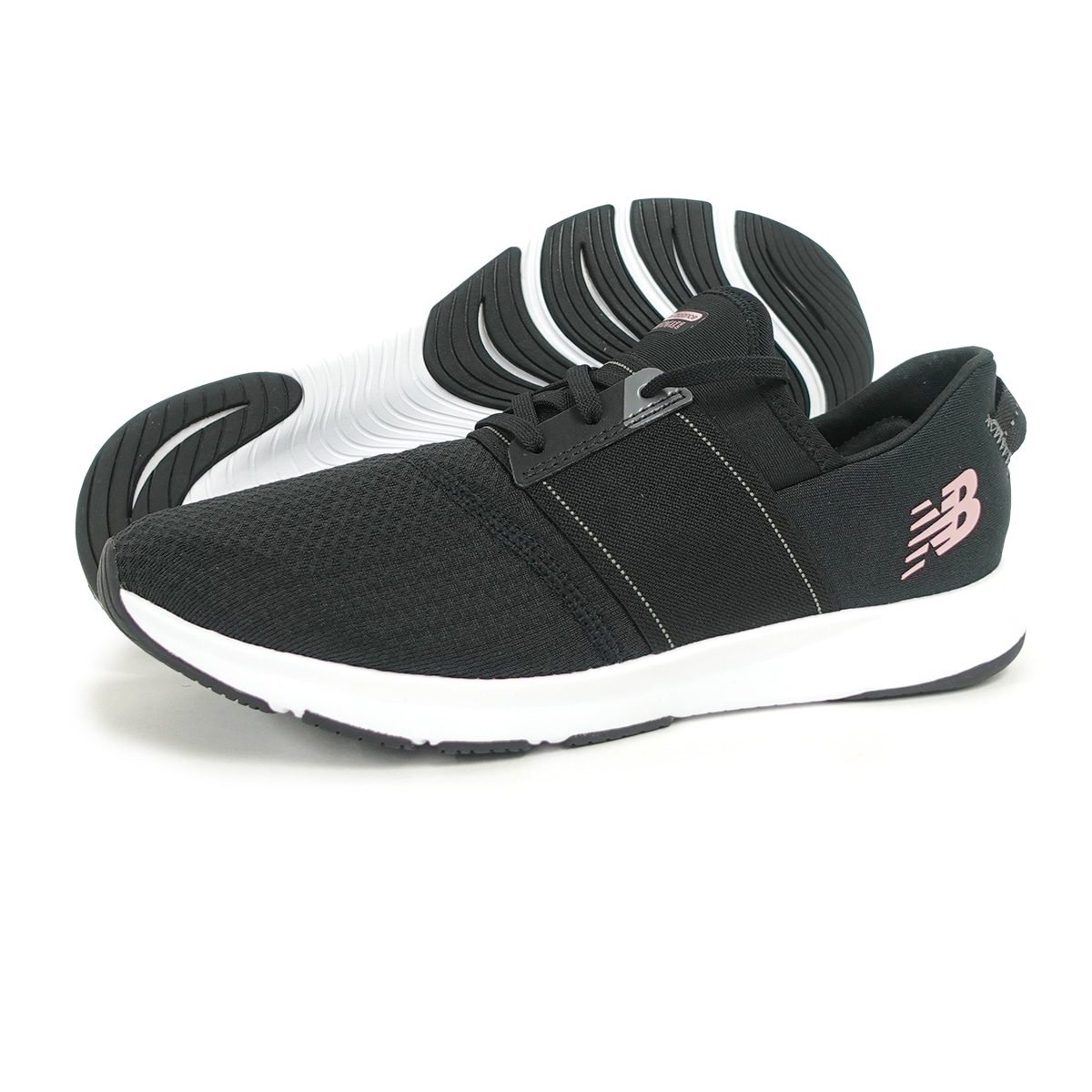 スニーカー レディース WXNRG ダイナソフト エナジャイズ DYNASOFT NERGIZE V3 JB3 ブラック ウォーキング D 幅