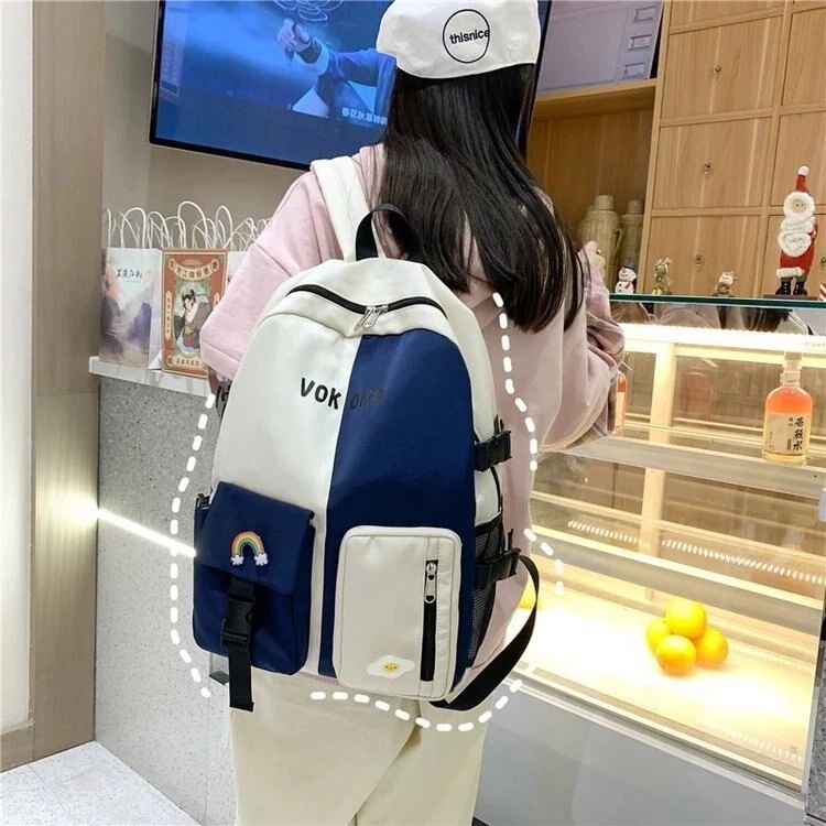 今すぐ欲しい！バックパック 日韓 新作ins 学生 バックパック 原宿風 森系 ズック シンプル バックパックミニバッグトートバッグリュックエコバッグ韓国ファッション