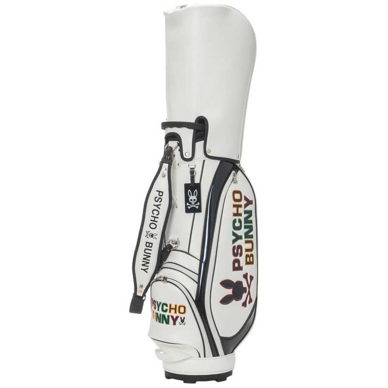 サイコバニー　カートキャディバッグ LOGOART ホワイト　PBMG5FC4_25FW