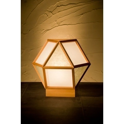 照明 おしゃれ 和風照明 新洋電気 スタンドライト 的 mato A522-B 白×銀鼠 和室 【送料無料】