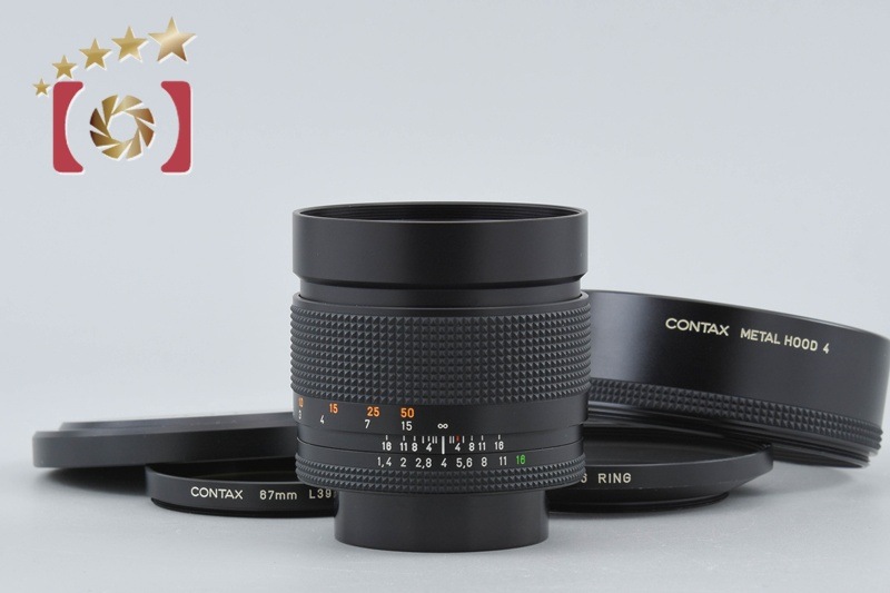 CONTAX コンタックス Carl Zeiss Planar 85mm f/1.4 T* MMJ
