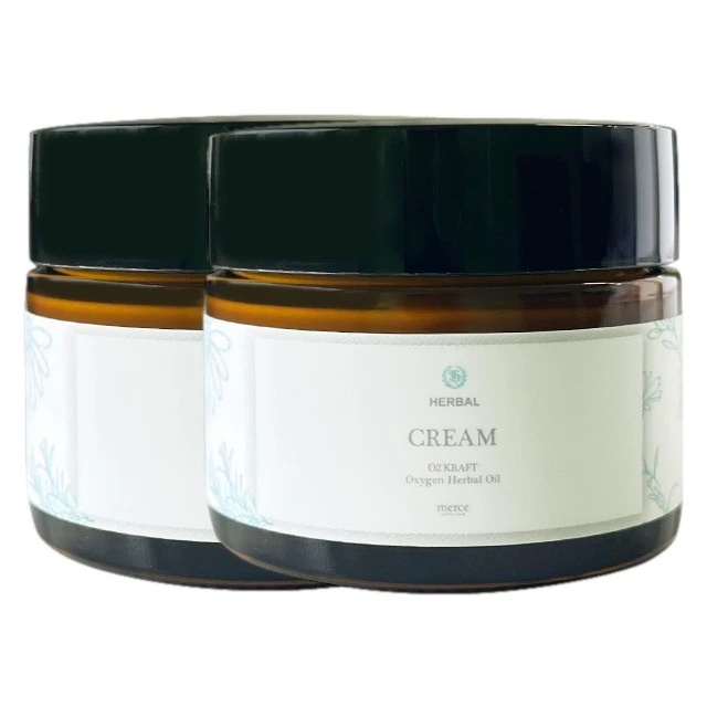 [国内正規品]O2クラフト ハーバルクリーム 40ｇ x 2 お得な2個セット ボディクリーム カレンデュラ 香料不使用 防腐剤無添加　キンセンカ　敏感肌　高濃度酸素　アボカドオイル　VIA NOVA