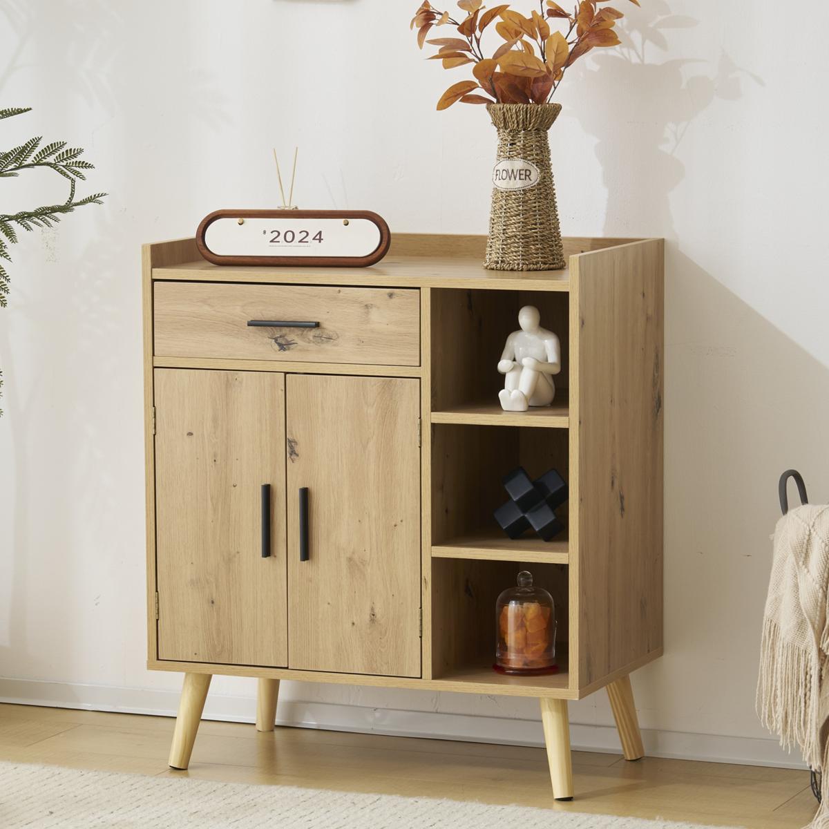 キャビネット サイドボード チェスト 収納棚 リビング 収納 ローボード 収納チェスト3段 幅70cm