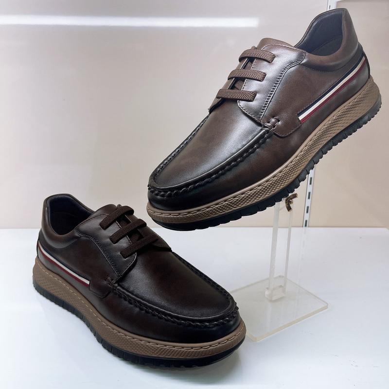 男性用幅広でクッション性の良いバンディングセミコンフォートシューズ YAEFHD052