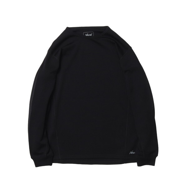 ナンガ MERINO WOOL BASE LAYER L/S TOP BLK M NW2341-1J508 N1MpBKF5 メリノウール ベースレイヤー ロングスリーブトップ 12,045円