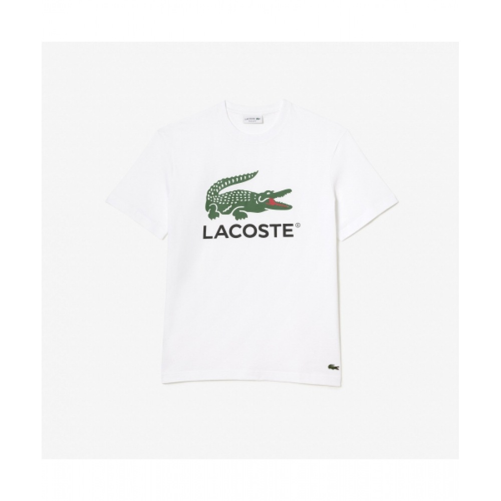 LACOSTE メンズビッグクロコグラフィックTシャツ [ホワイト]