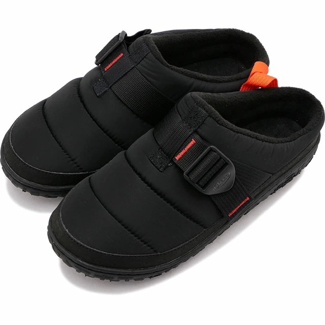 レディース スニーカー ランブル パフ クロッグ [JCH109308] W RAMBLE PUFF CLOG 撥水リップストップナイロン クロッグサンダル BLACK 黒 ブラック系