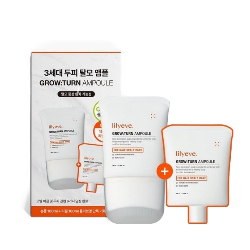 【単独企画】 グロウトンアンプル100ml企画(+100ml詰め替え贈呈) / 頭頂部脱毛 / ヘアライン / 頭皮ケア / 脱毛緩和 / 脱毛アンプル