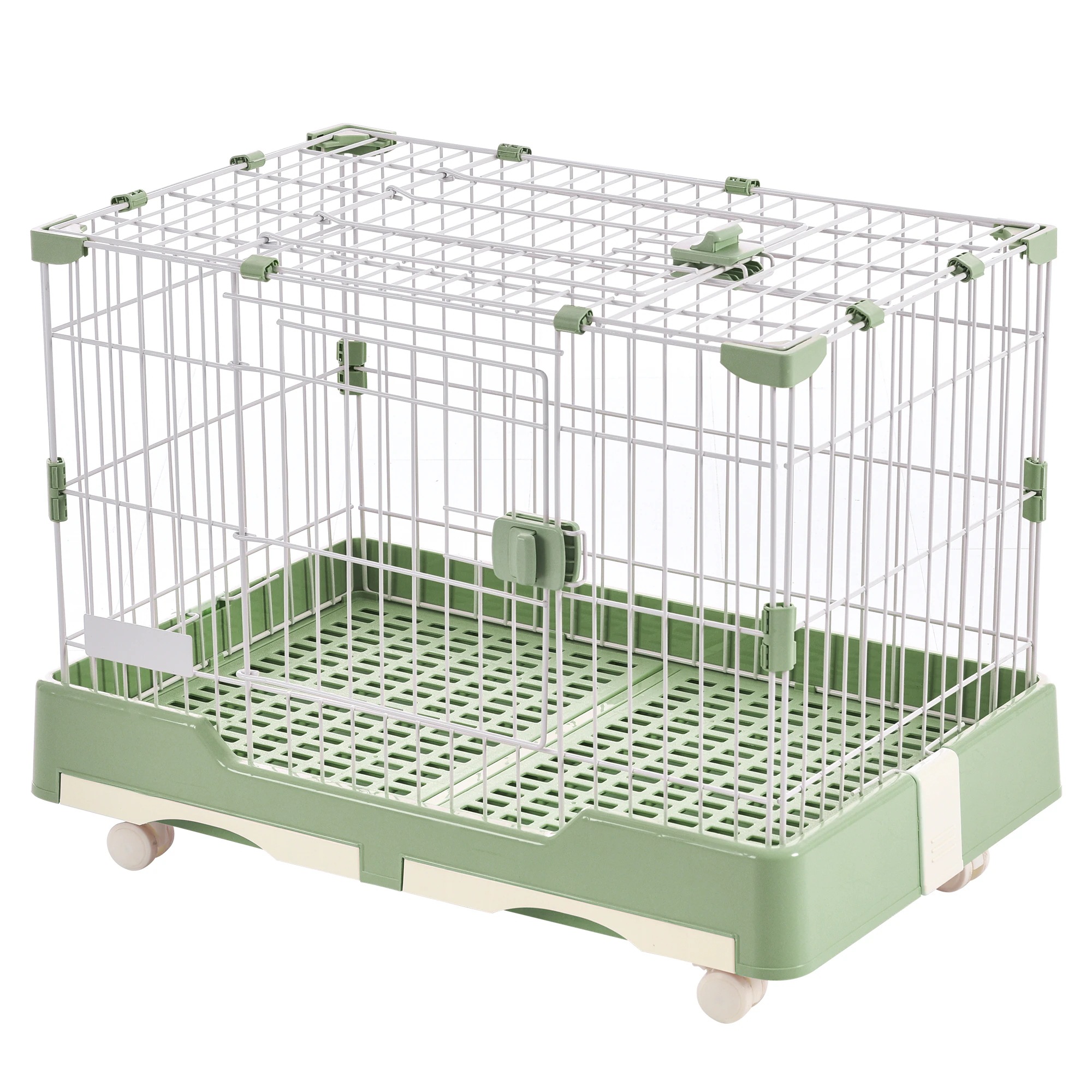 【国内在庫品 急速出荷】ウサギ ケージ 小型 ペットケージ ハムスターケージ 小動物ケージ キャスター付き 天井扉 飼育ケージ いぬ ネコ うさぎ 組立簡単 ルームケージ 小動物用 ウサギケージ 室内