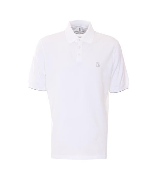 BRUNELLO CUCINELLI Men Polo Shirts ME8548788 CK640 White