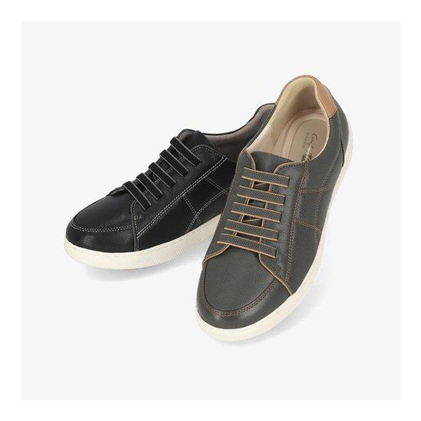 [幸福デパート]女性ヤギ革ミシンポイントスニーカー3cm LCWC03U