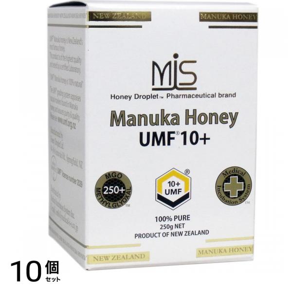 MISマヌカハニー UMF10+ MGO250+ 250g 10個セット