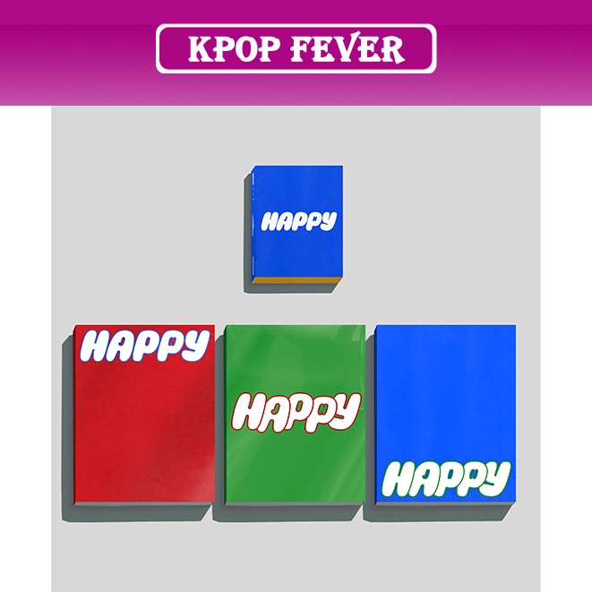 4種SET BTS JIN [Happy] (Journey Ver + Imagine Ver + Navigate Ver) + Weverse Albums Ver