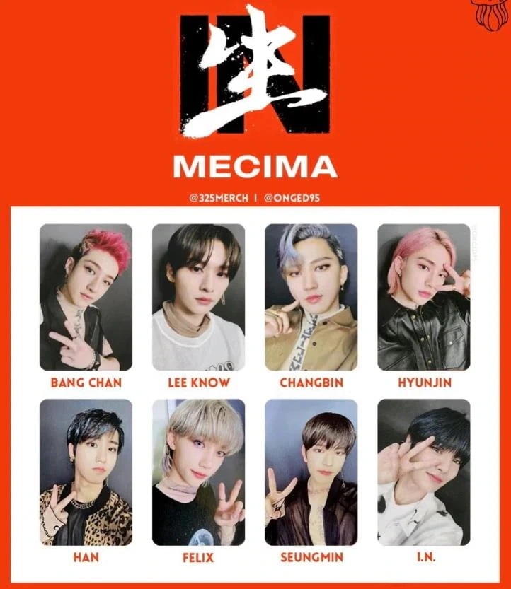 正規品 StrayKids in生 mecima mma 　 特典トレカ　メンバー