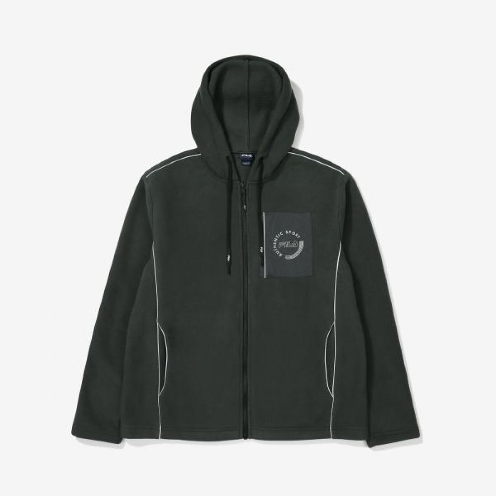 FILA ポケットフリースジャケット モデル