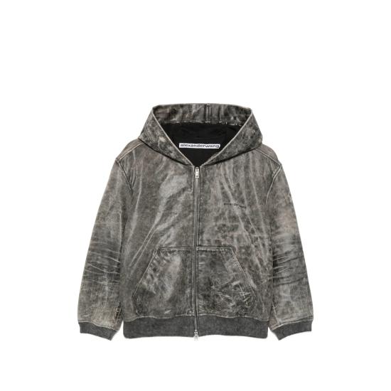ALEXANDER WANG Women Leather Jackets 1WC2262731 051A GREY