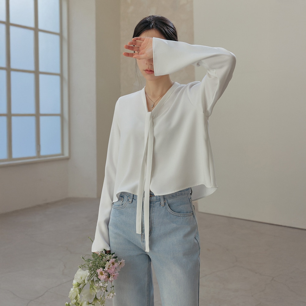 ベアディーンソフトタイクロップブラウス