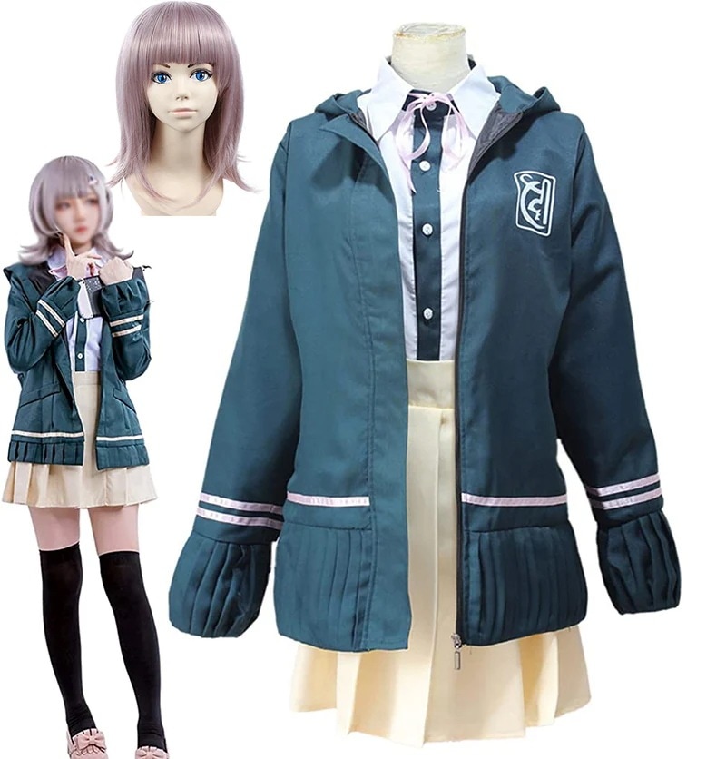 Amazon.co.jp: [milky time] ウィッグ付き 七海千秋 コスプレ