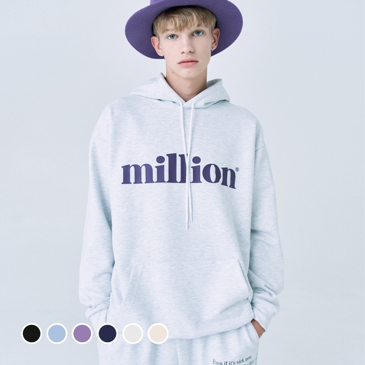 MILLION BIG LOGO HOODIE ミリオンビッグロゴフーディー