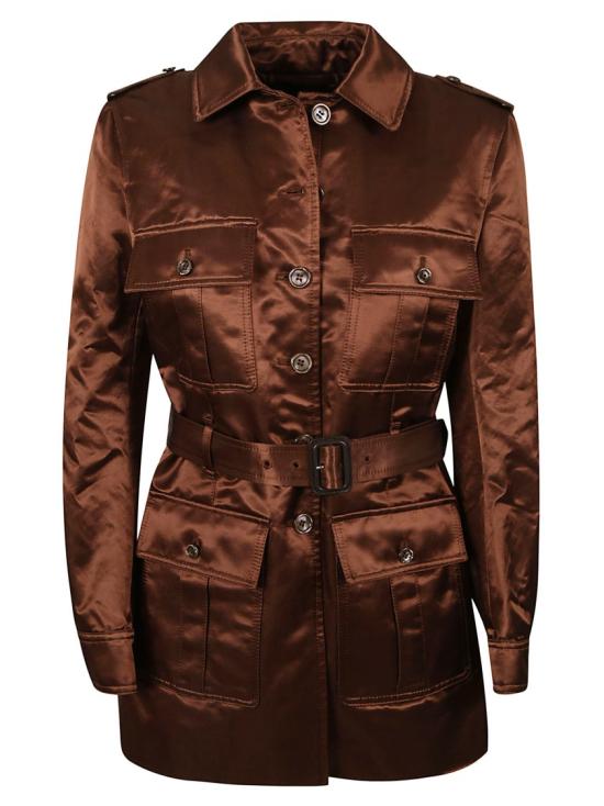 TOMFORD Women Coats CS1236FAX1189KB965 Brown