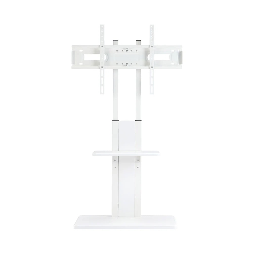 テレビスタンド キャスター付き 壁寄せ ロータイプ 耐震 テレビ台 WALL 単品 棚板 セット テレビ 対応 首振り 角度 調整 壁掛け風 おしゃれ シンプル 白 木目 回転 移動式 TV台 ウォー