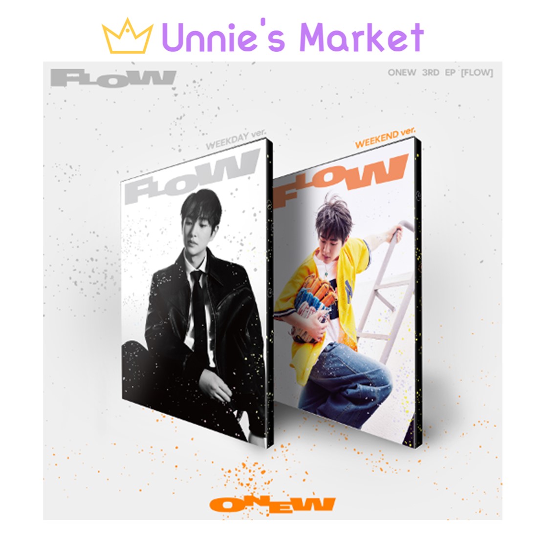 [SET] ONEW (SHINee) - FLOW 3rd Mini Album + Free Photocard 1EA(fan-made)