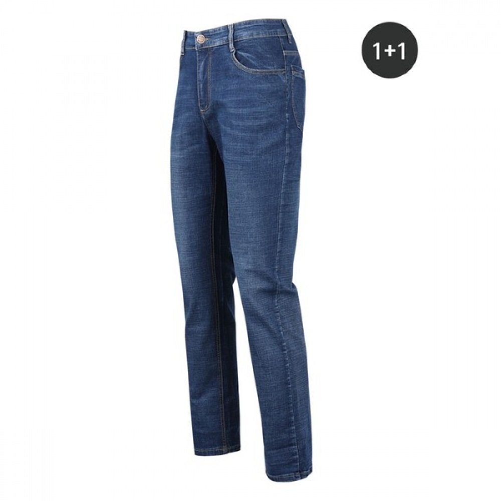 (ノーブルジーンズ) ノーブルジーンズ Q ブルーウォッシュジーンズ 1+1