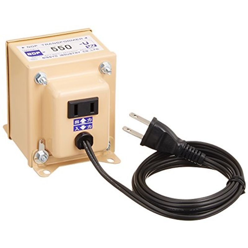 変圧器 海外 普及型 AC110VAC127VAC100V 550W NDFシリーズ NDF-550U