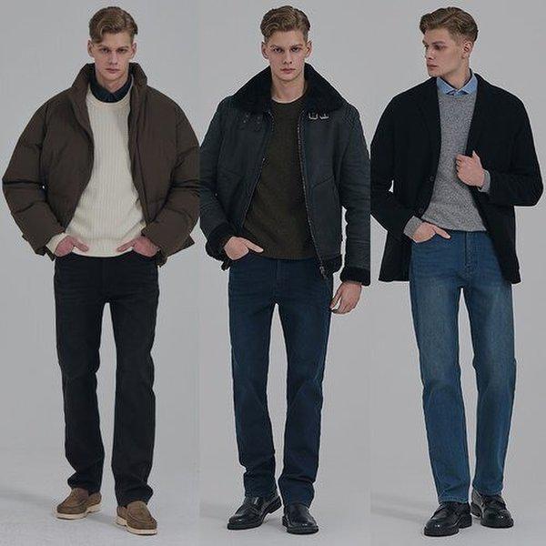 25FW男性冬ボンディングライクラデニム3種_638060