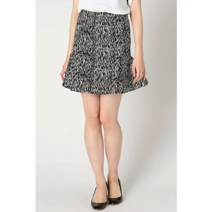 VERMEIL par iena N21 PRE COLLECTION プリントペプラム スカート