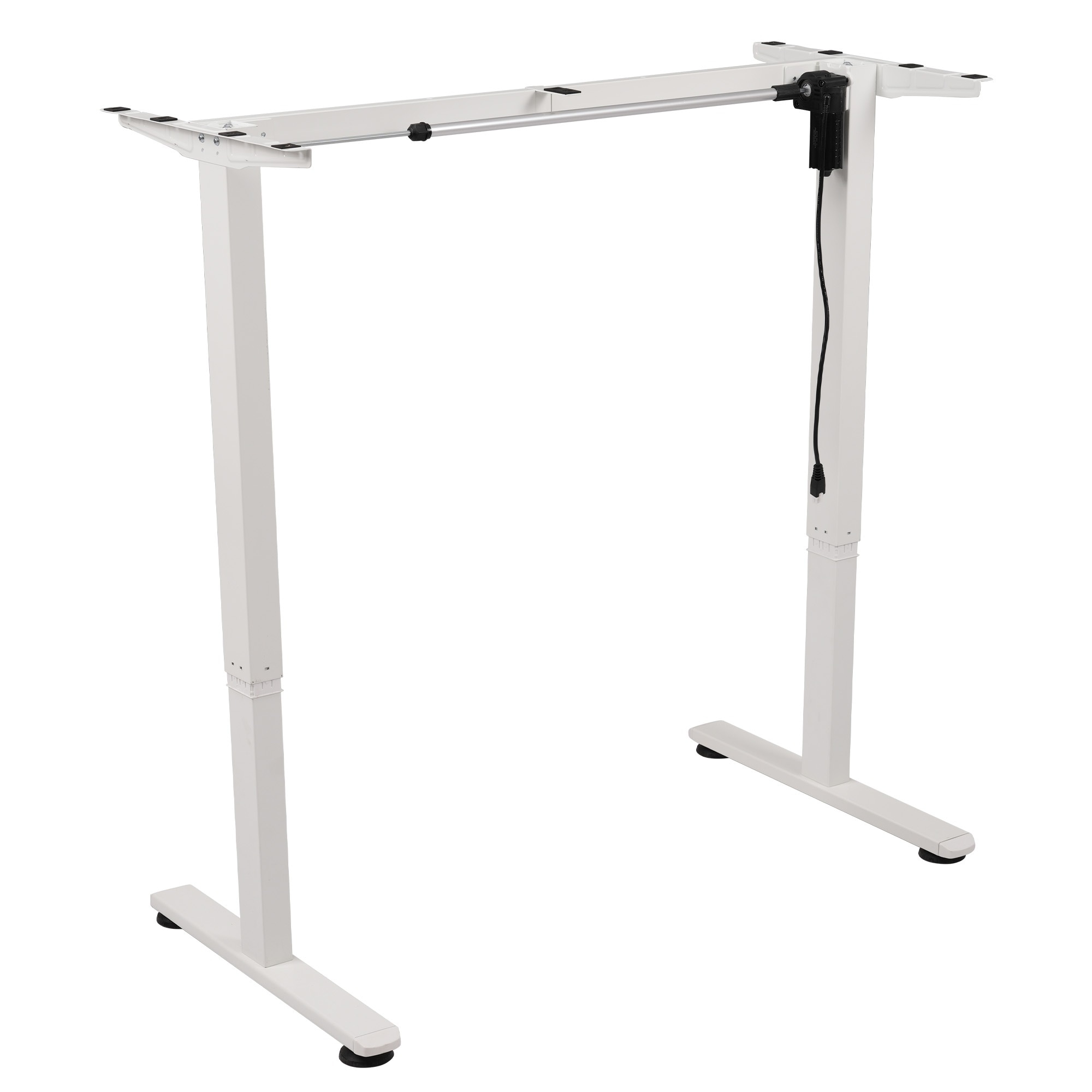【本日限り激安SALE】【国内即発送】電動昇降デスク用フレーム メモリ機能付き スタンディングデスク 幅100cm～140cmの天板に対応 電動で上下昇降するデスク専用フレーム 電動 昇降式デスク キ