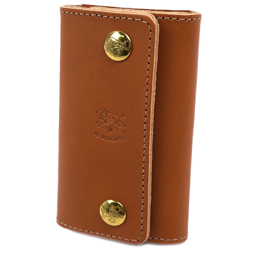 イルビゾンテ キーケース キーリング付 6連 IL BISONTE ヴィンテージ色 ナチュラル（ペトラブラウン） レディース メンズ ユニセックス SKH045 PG0001 NA178B