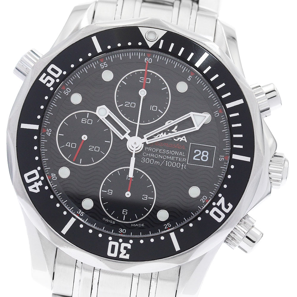オメガ OMEGA 213.30.42.40.01.001 シーマスター ダイバー300M クロノメーター 自動巻き メンズ 良品 _888196【中古】