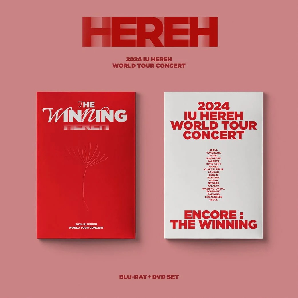 [MEGA] 2種SET [DVD+Blu-ray] 2024 IU [HEREH] WORLD TOUR CONCERT (リージョンコードALL / 日本語字幕あり)