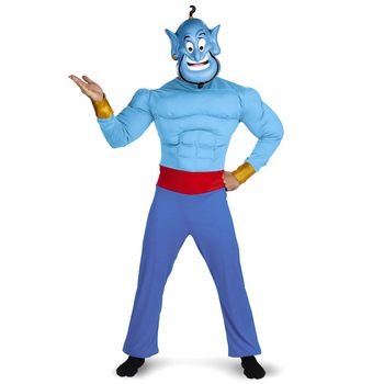 コスプレ 仮装 ディスニー・ジーニーGenie 大人用 XL(42-46) 【 コスプレ 衣装 ハロウィン 仮装 コスチューム ディズニー グッズ 大きいサイズ メンズ パーティーグッズ 余興 公式