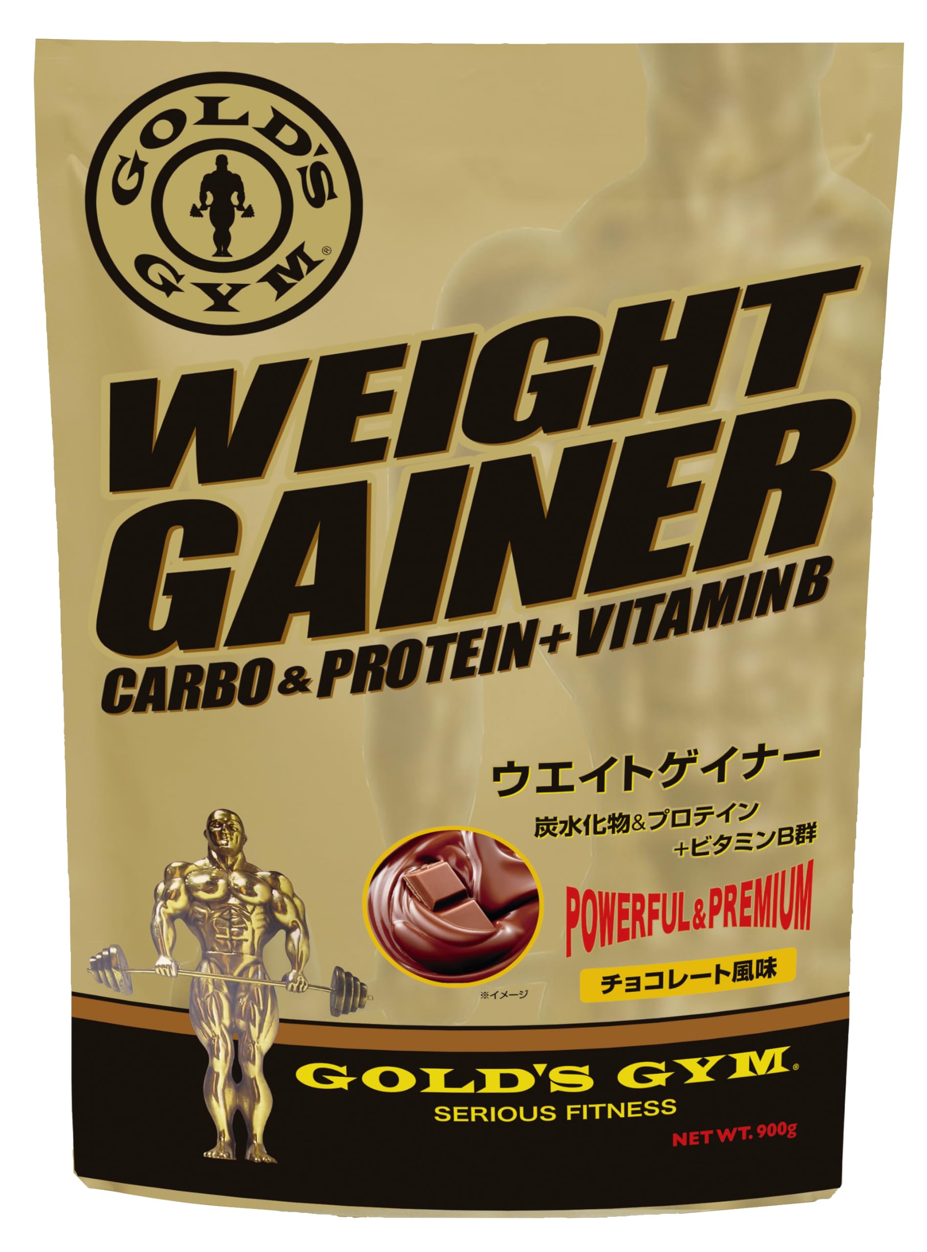 ゴールドジム(GOLDS GYM) ウエイトゲイナー チョコレート風味 900g