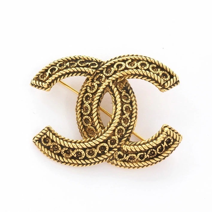 シャネル ココマーク 回転ピンタイプ 【ブローチ】