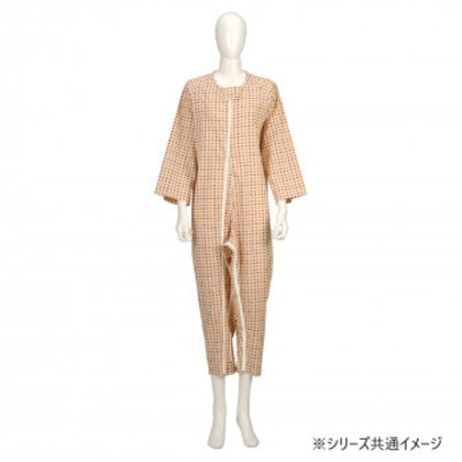 竹虎 ソフトケアねまき両開きファスナー 3シーズン 106424・だいだい・L