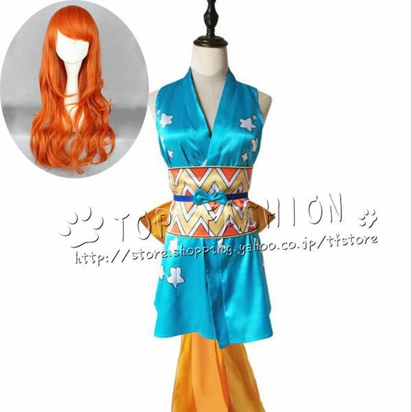 1139ONE PIECE ワンピース ナミ コスプレ 衣装 (ウィッグ 別売り) コスチューム 変身 仮装 ステージ服 舞台 ハロウィン クリスマス