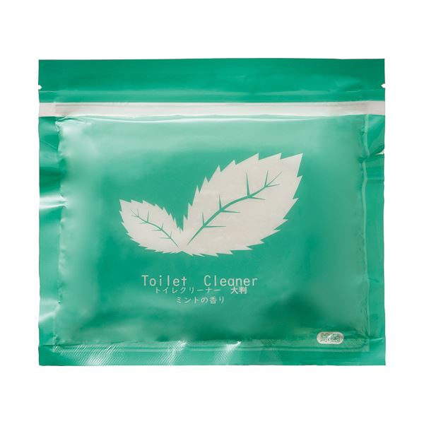 TANOSEE トイレクリーナーチャック袋タイプ ミント 大判 1セット(576枚:12枚48パック)