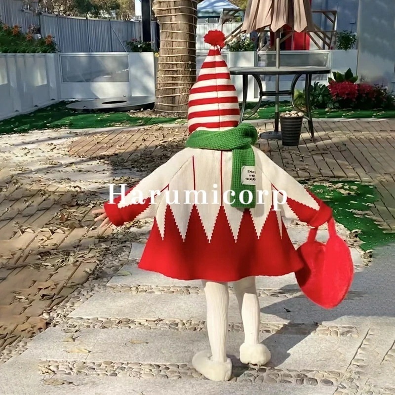 【即納】子供 クリスマス セータートップス 子供服 秋冬 ニットセーターフード付き 長袖 女子 男子 ベビー服 ニット キッズ ニットトップス プルオーバー 韓国 子供服 セーター 子ども服 暖かい防