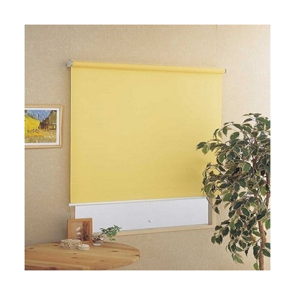 Fullness L1515 つっぱりタイプ ロールスクリーン イエロー 135X180 メーカー直送