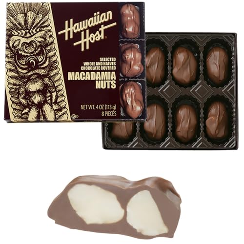 ハワイお土産ハワイアンホスト4ozマカダミアナッツチョコレート8粒5箱