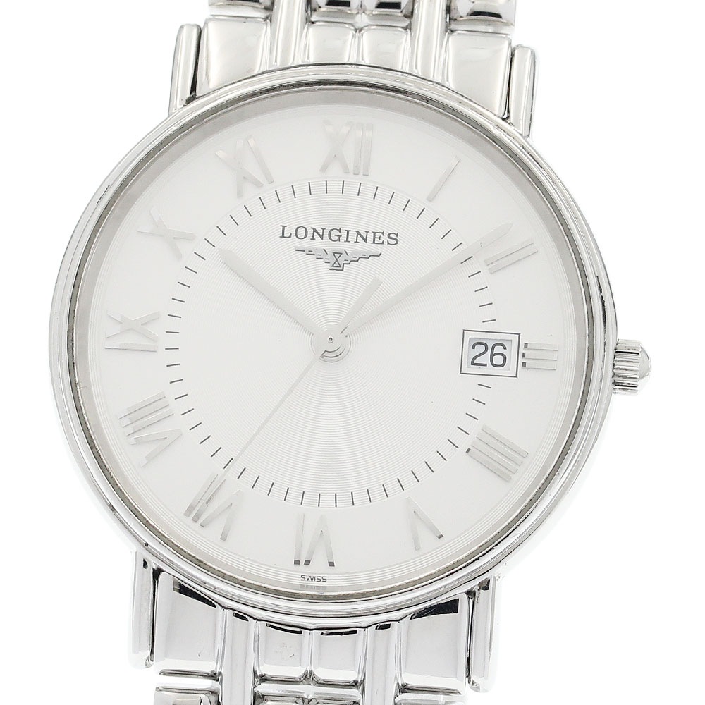 ロンジン LONGINES L4.720.4 グランドクラシック デイト クォーツ メンズ _931042【中古】