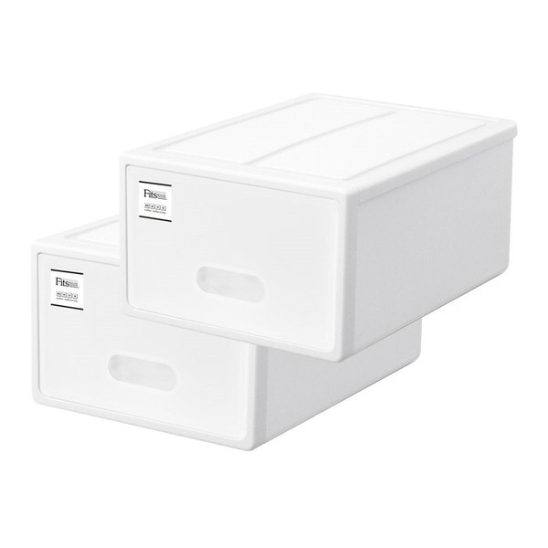 天馬(Tenma) フィッツケース S(箱仕様2個組) ホワイト