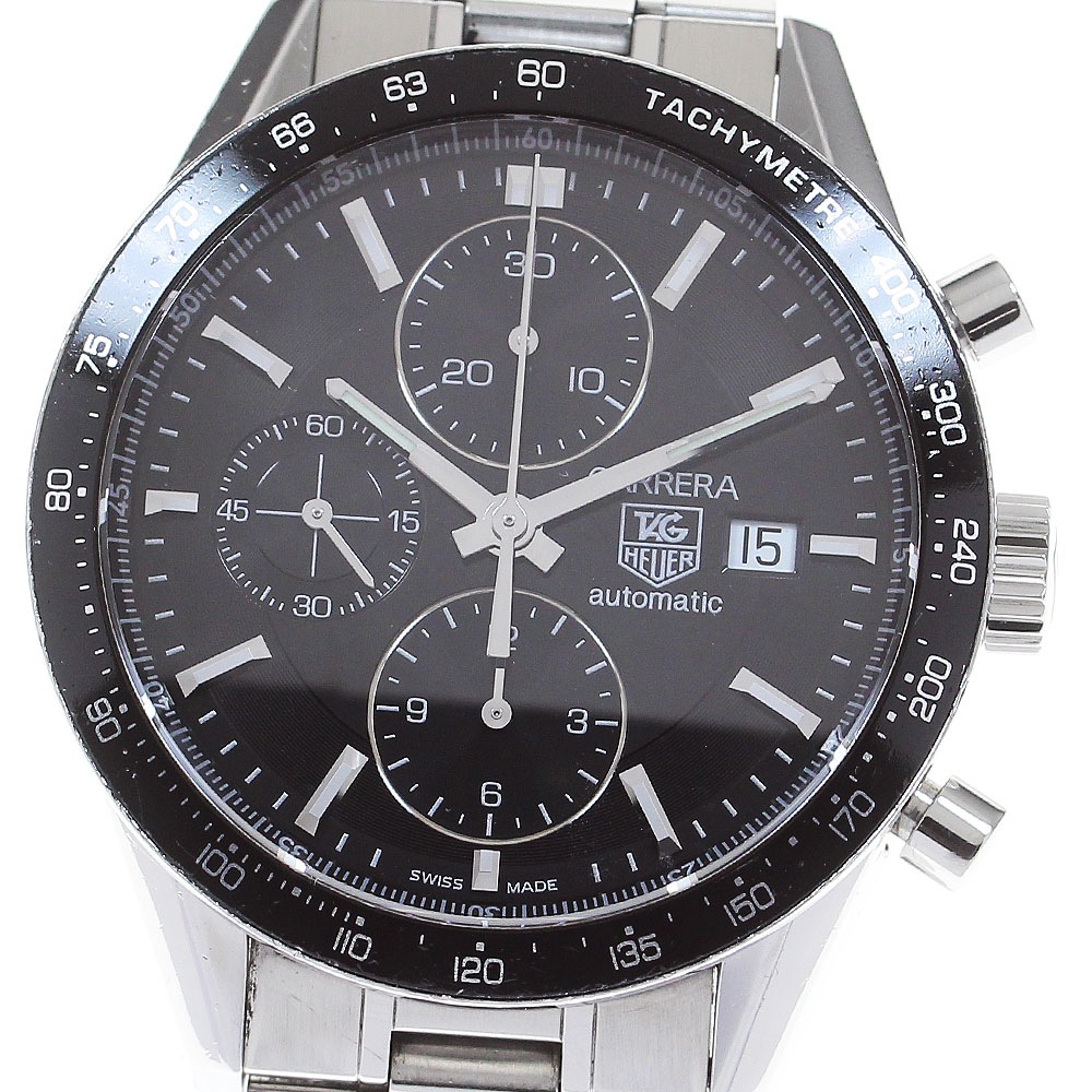 タグホイヤー TAG HEUER CV201E.BA0794 カレラ レーシングスペシャル クロノグラフ 自動巻き メンズ 保証書付き_835100【中古】