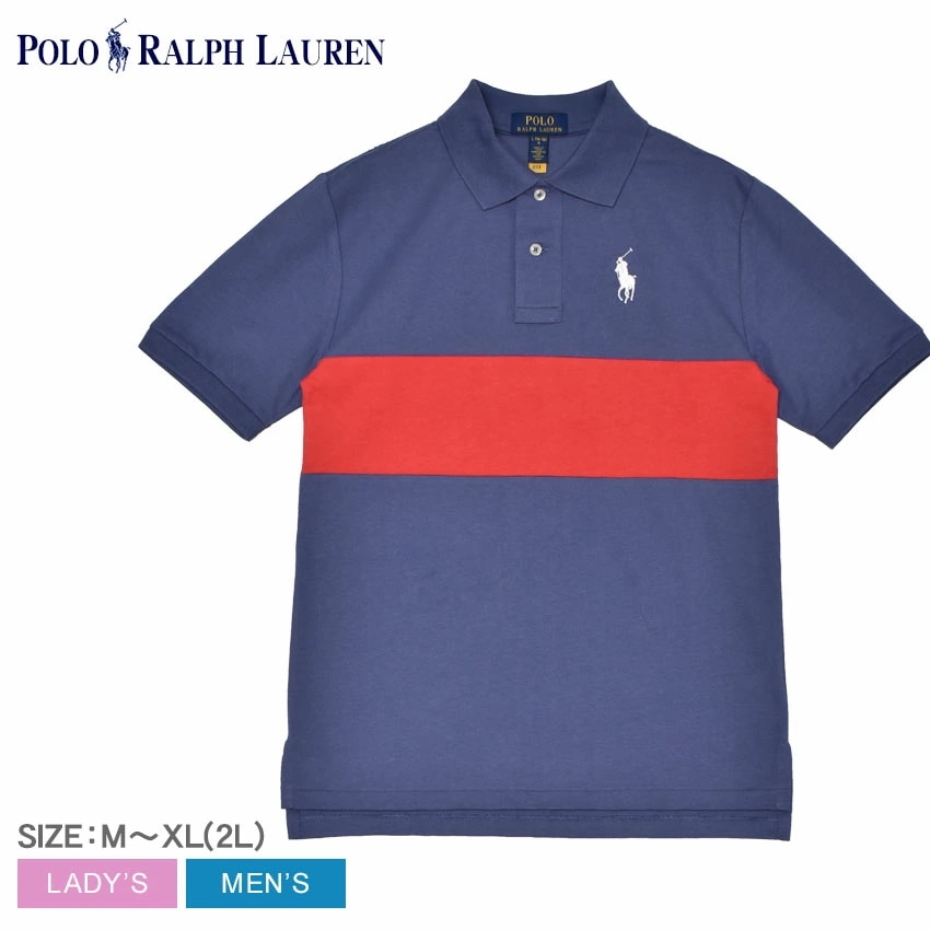 COTTON JERSEY CENTER ST POLO 323971296 メンズ レディース ブランド トップス ボーイズ ユニセックス ポロ シンプル ウェア カジュアル